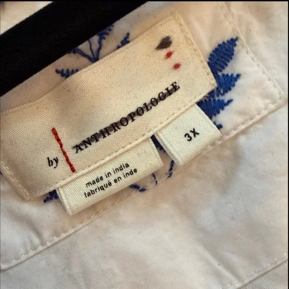 New Anthropologie The Somerset Maxi Dress: Eyelet Edition Size 3X - Picture 9 of 10